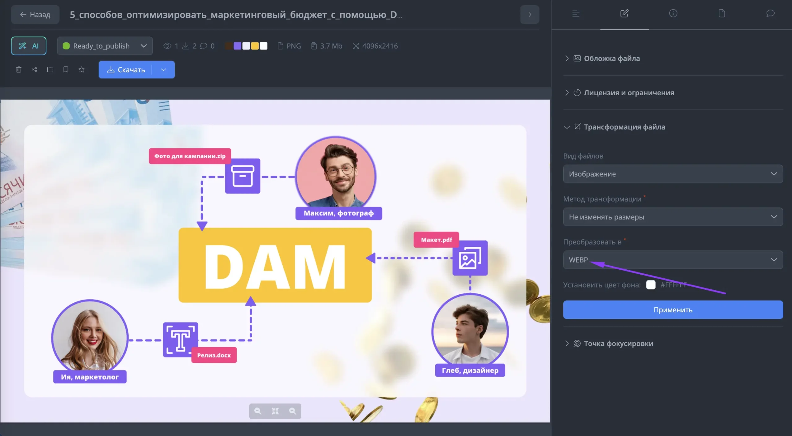 Mediaquad: трансформация формата